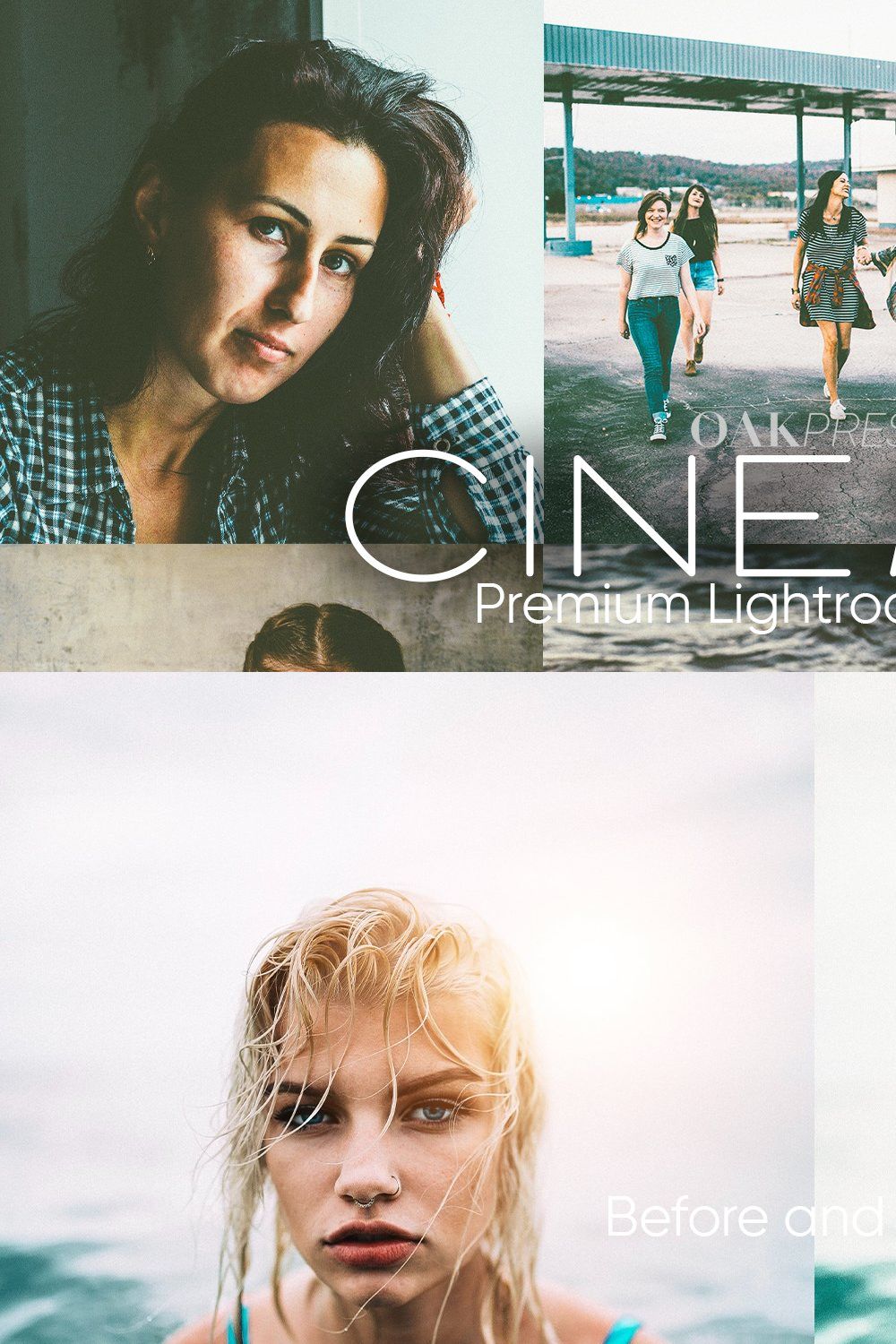 17 Cinema Lightroom Presets pinterest preview image.