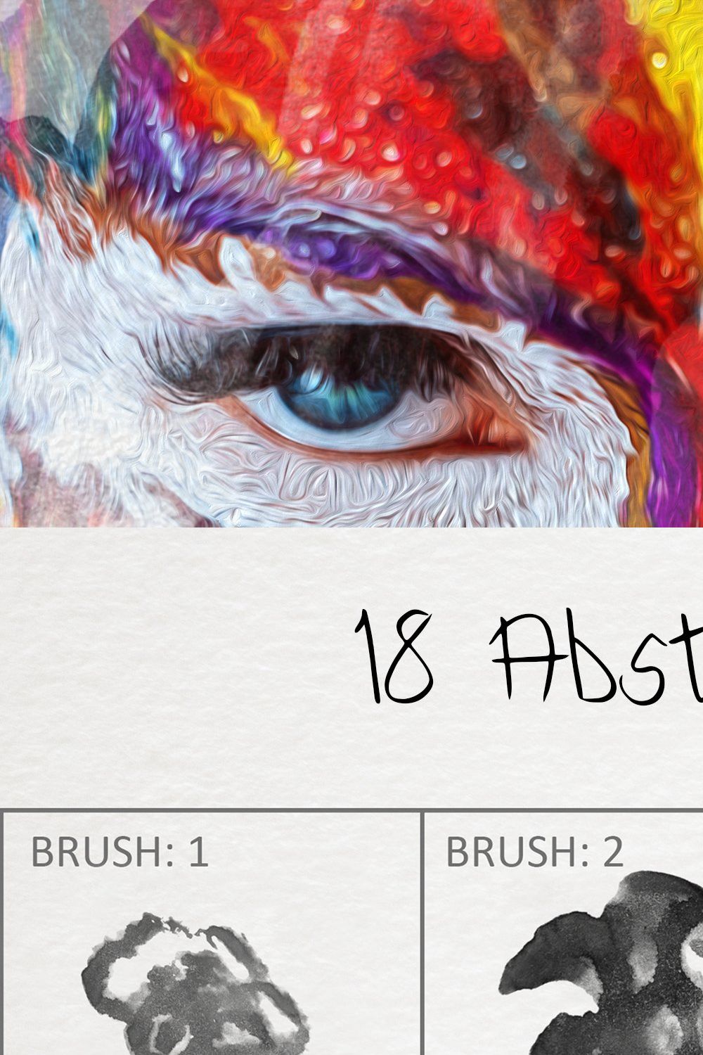 18 Abstract Painting Brushes pinterest preview image.
