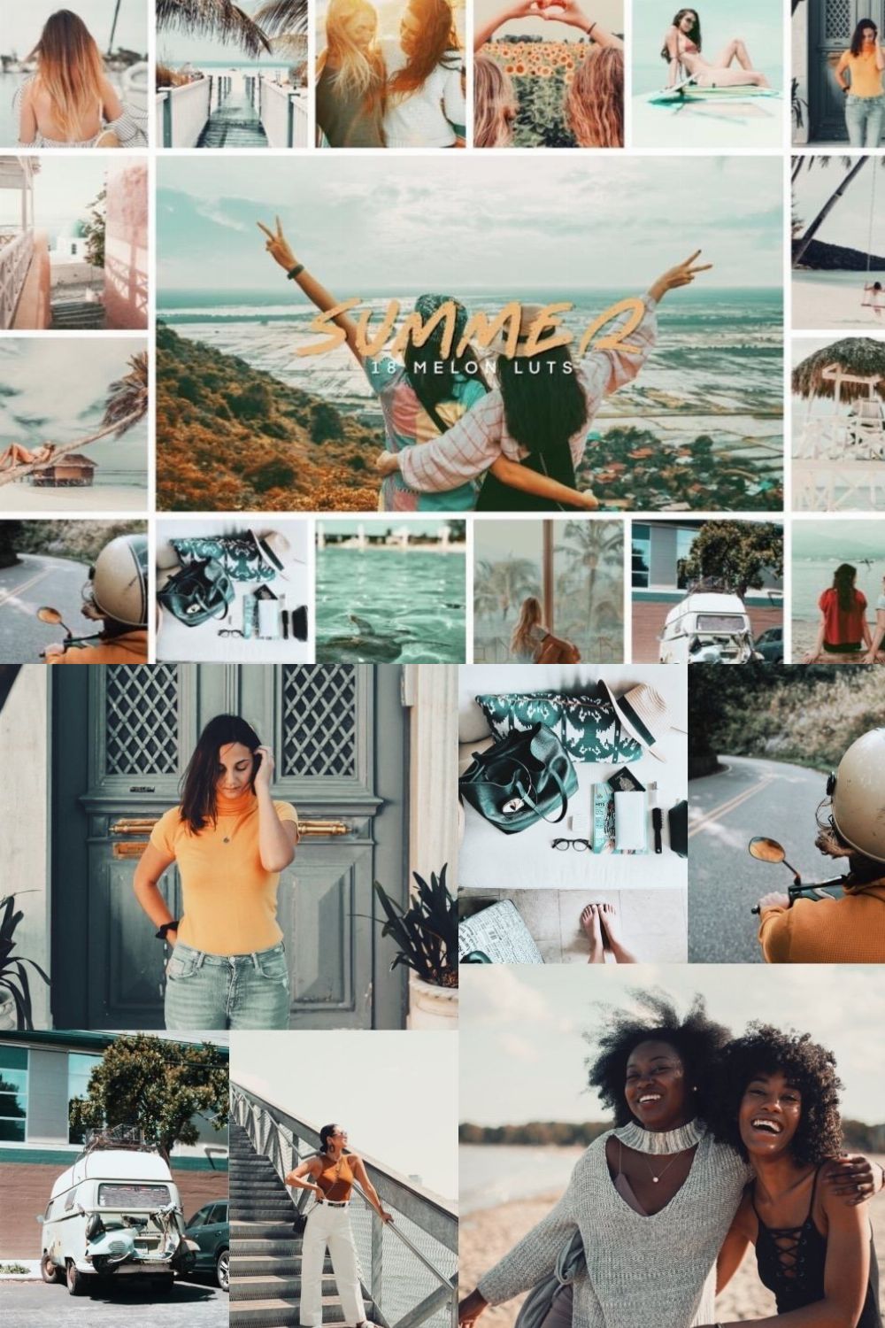 18 Melon Summer Photography Presets pinterest preview image.