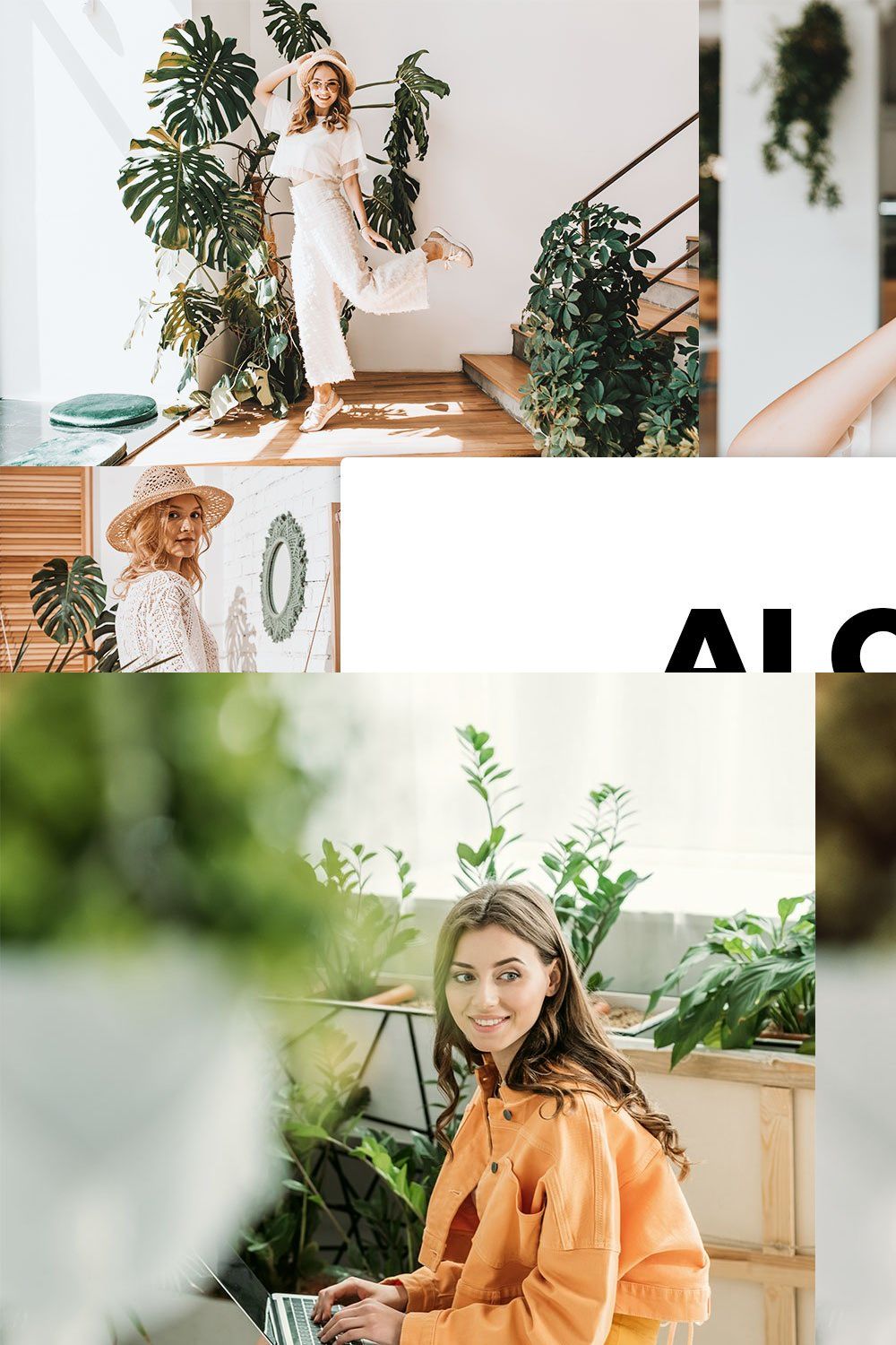 20 Aloe Vera Lightroom Presets & LUT pinterest preview image.