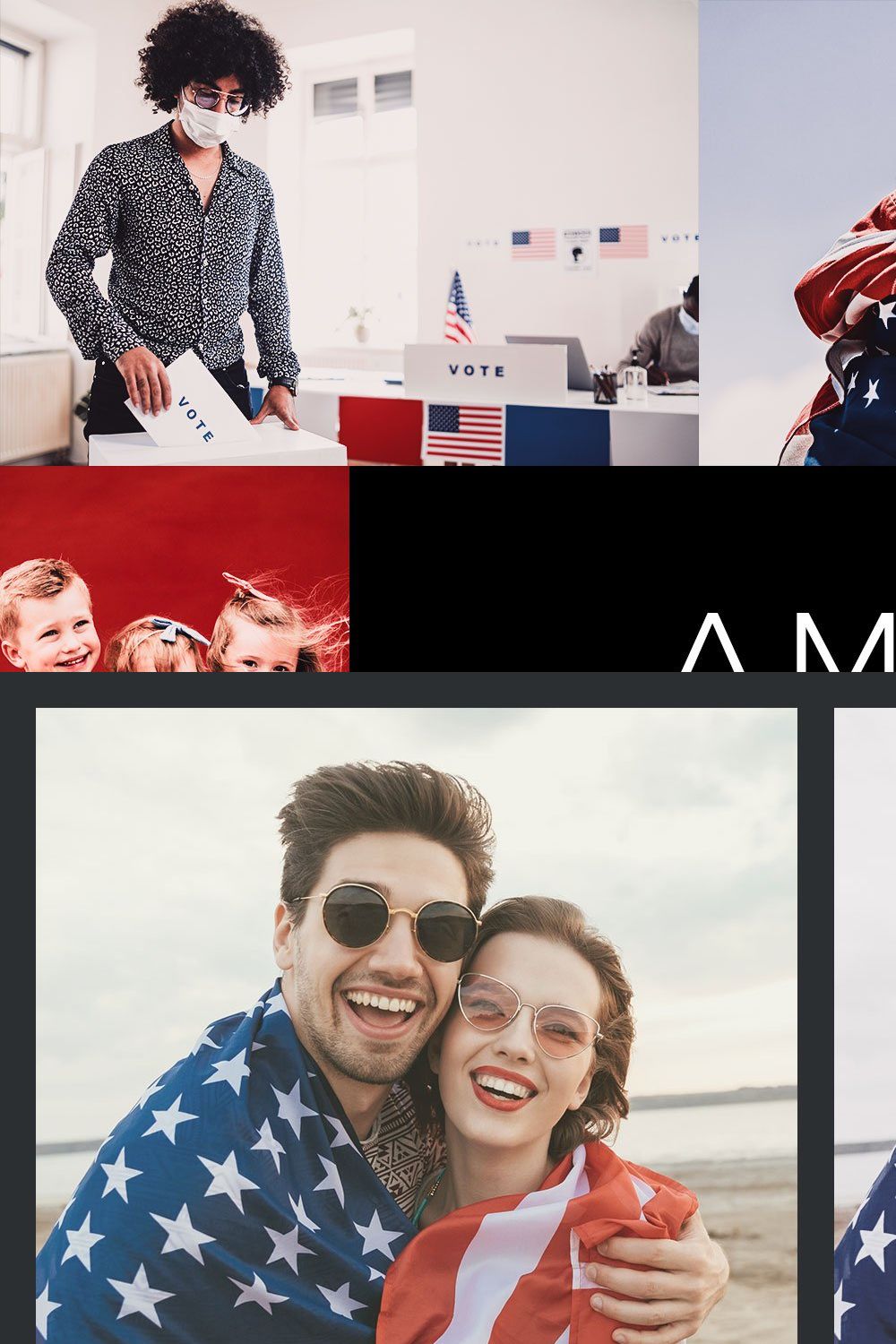 20 America Lightroom Presets & LUTs pinterest preview image.