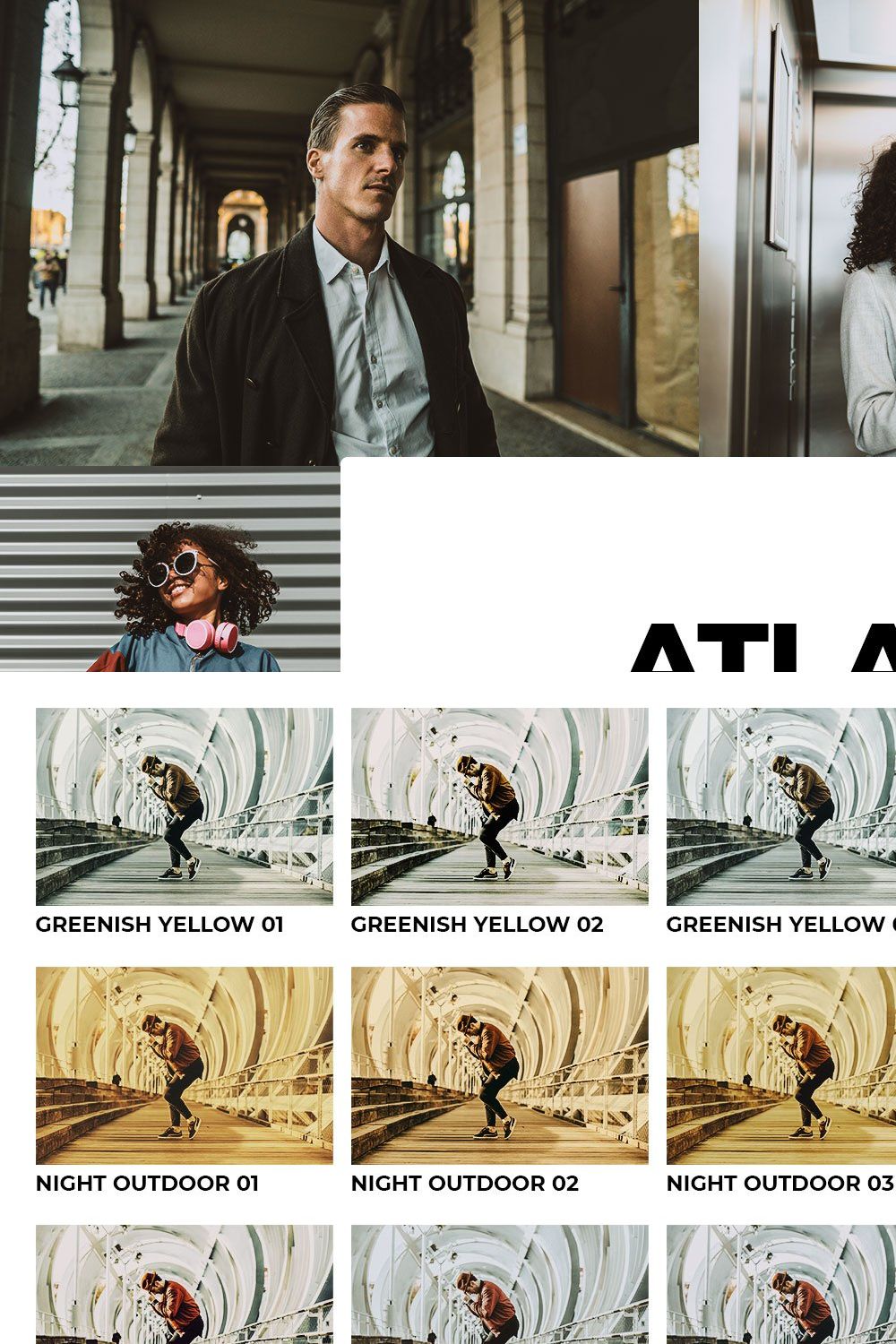 20 Atlanta Film Lightroom Presets pinterest preview image.