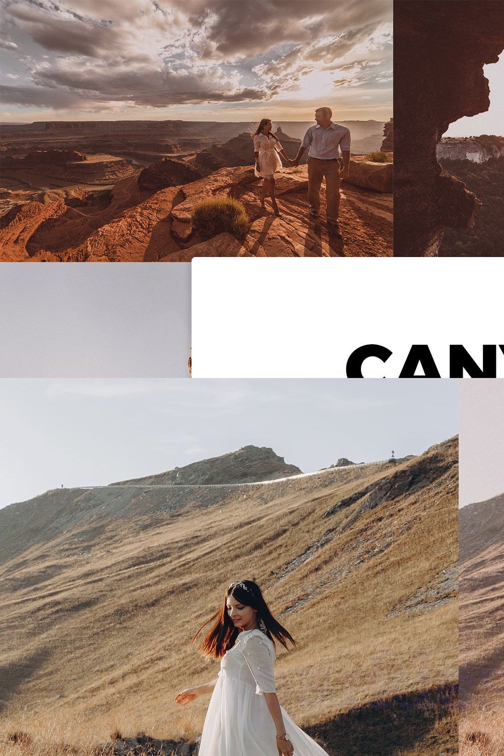 20 Canyon Film Lightroom Presets pinterest preview image.