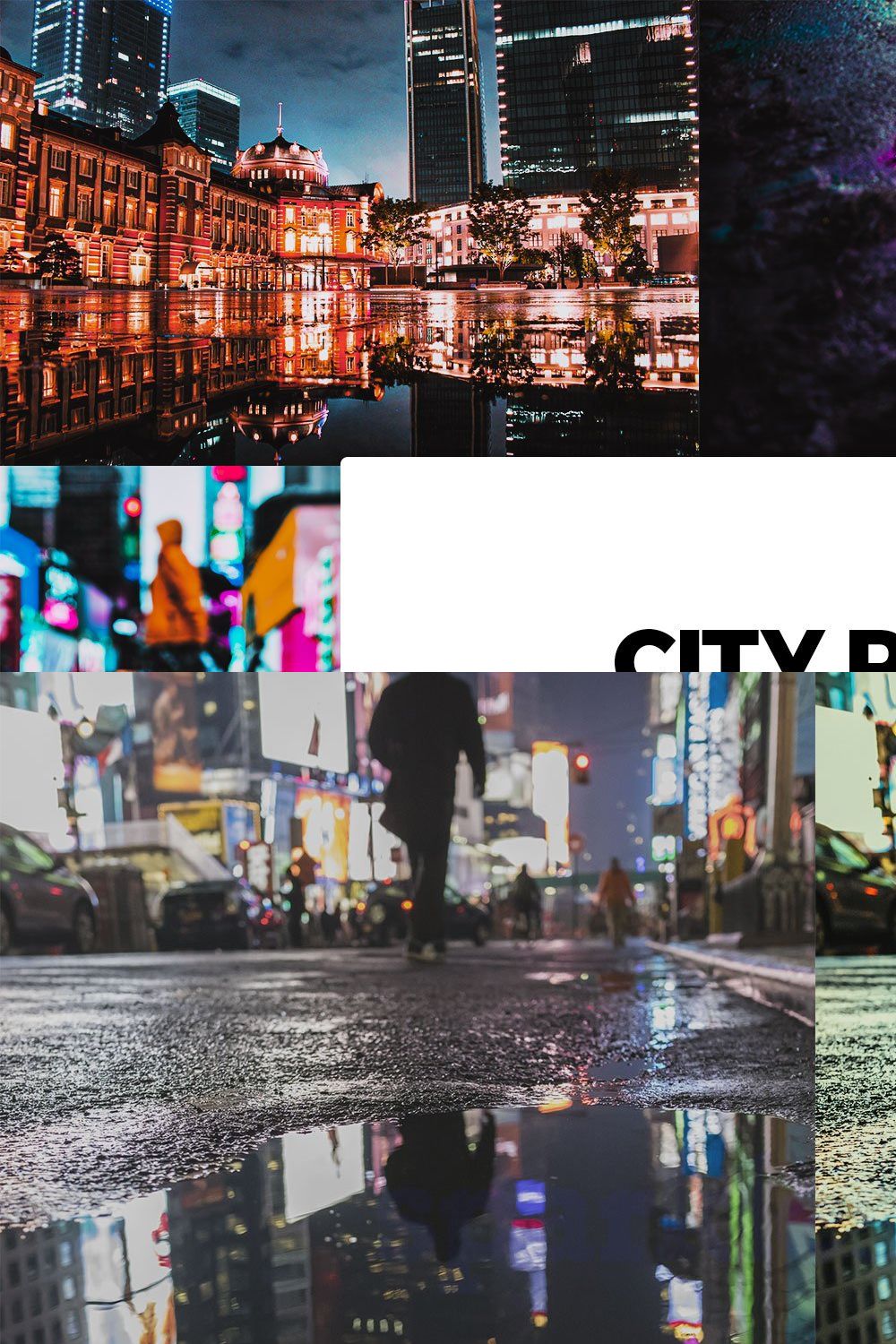 20 City Reflections Lightroom Preset pinterest preview image.