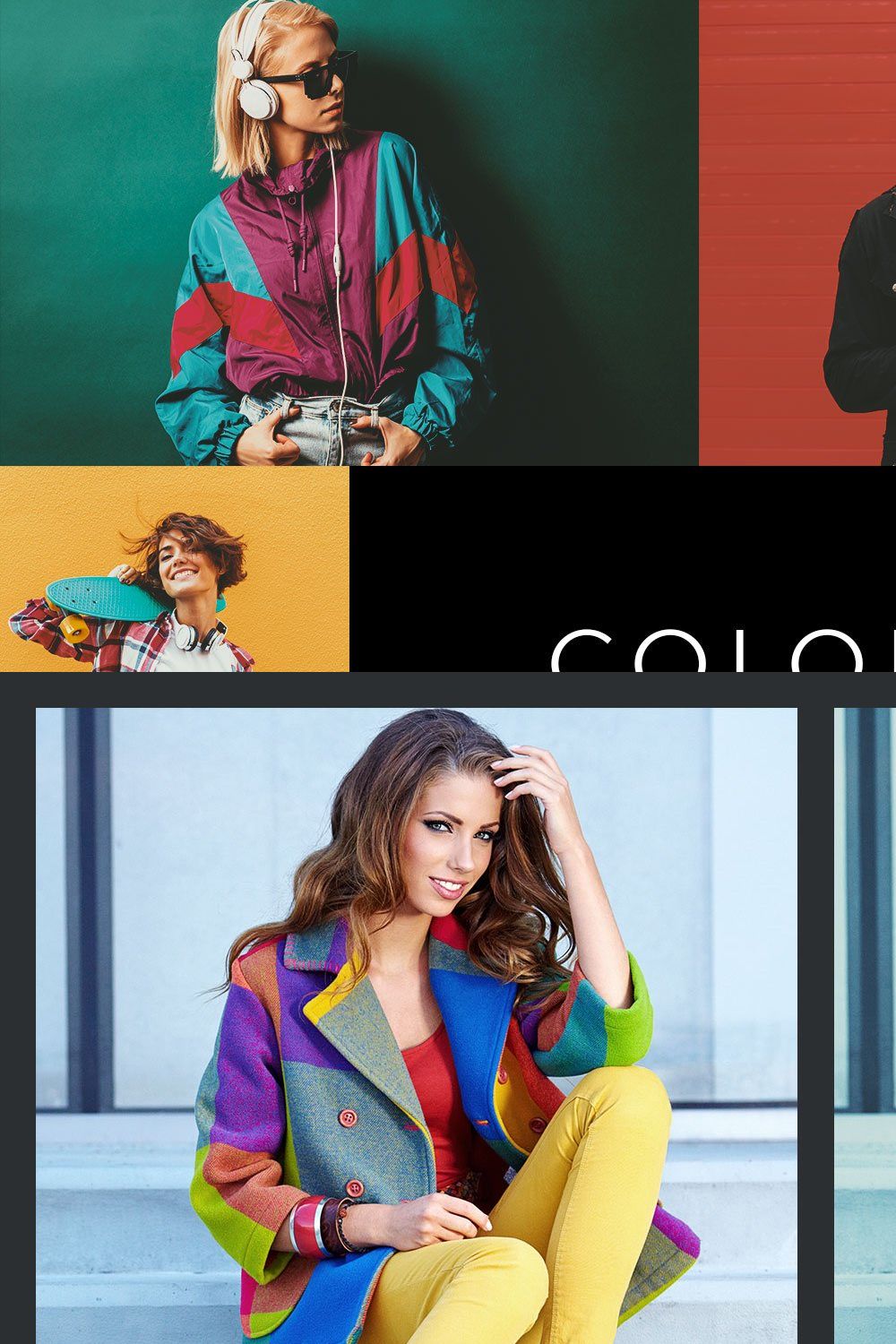20 Colorful Fade LR Presets pinterest preview image.
