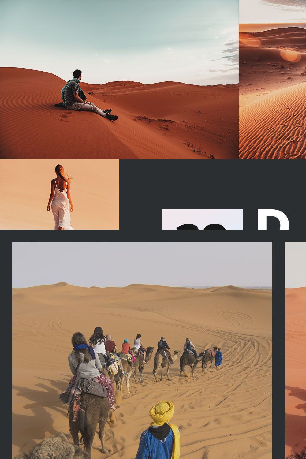 20 Desert Lightroom Presets and LUTs pinterest preview image.