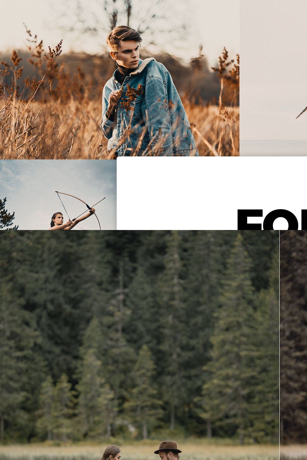 20 Folklore Lightroom Presets & LUTs pinterest preview image.