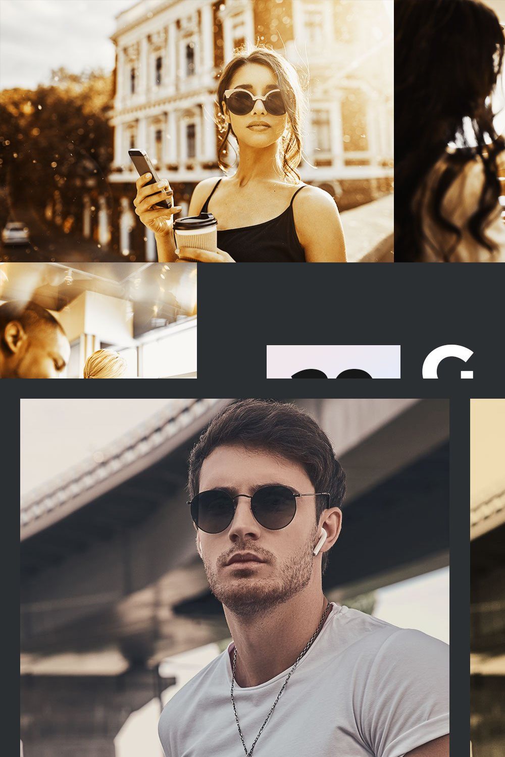 20 Gold Lightroom Presets and LUTs pinterest preview image.