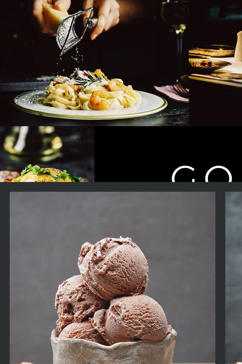 20 Gourmet Lightroom Presets & LUTs pinterest preview image.