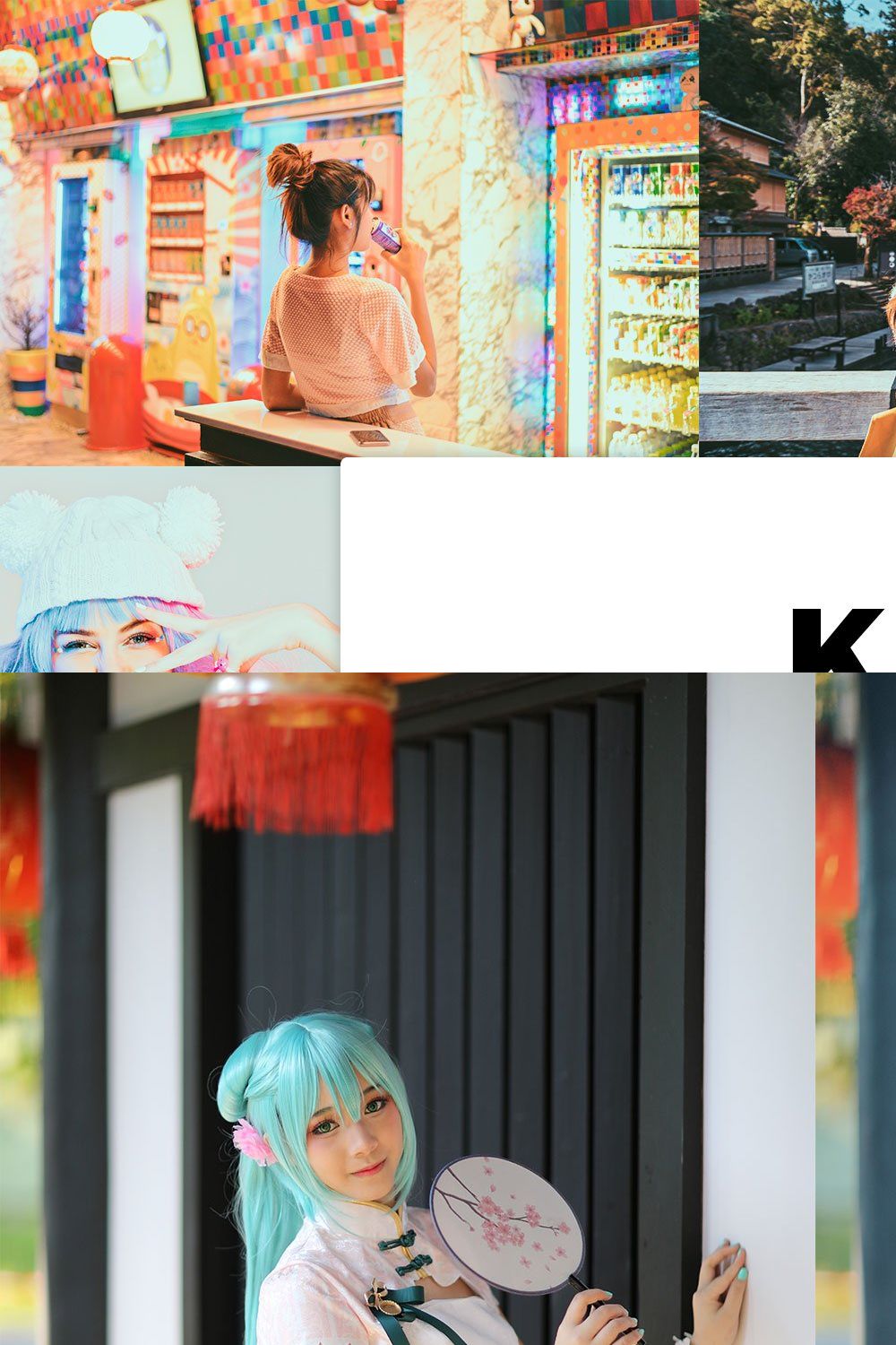 20 Kawaii Lightroom Presets & LUTs pinterest preview image.