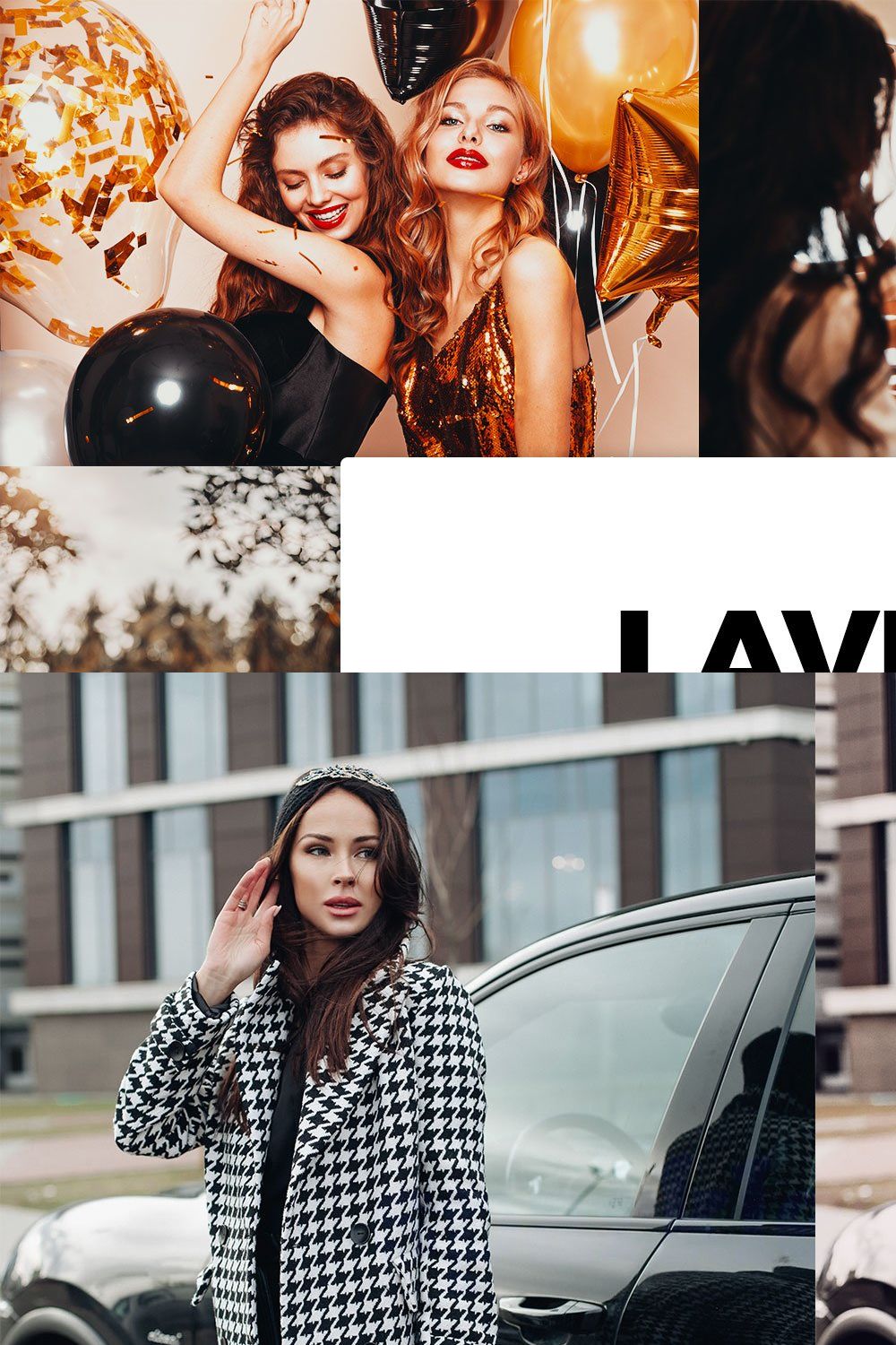 20 Lavish Luxe Lightroom Presets LUT pinterest preview image.