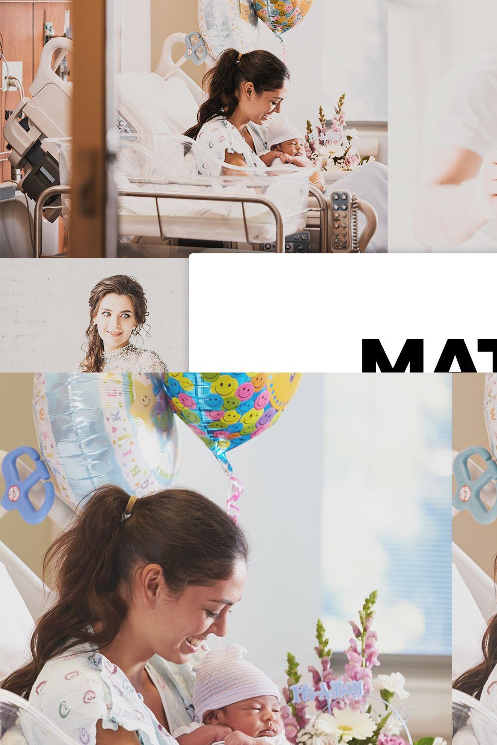 20 Maternity Lightroom Presets & LUT pinterest preview image.