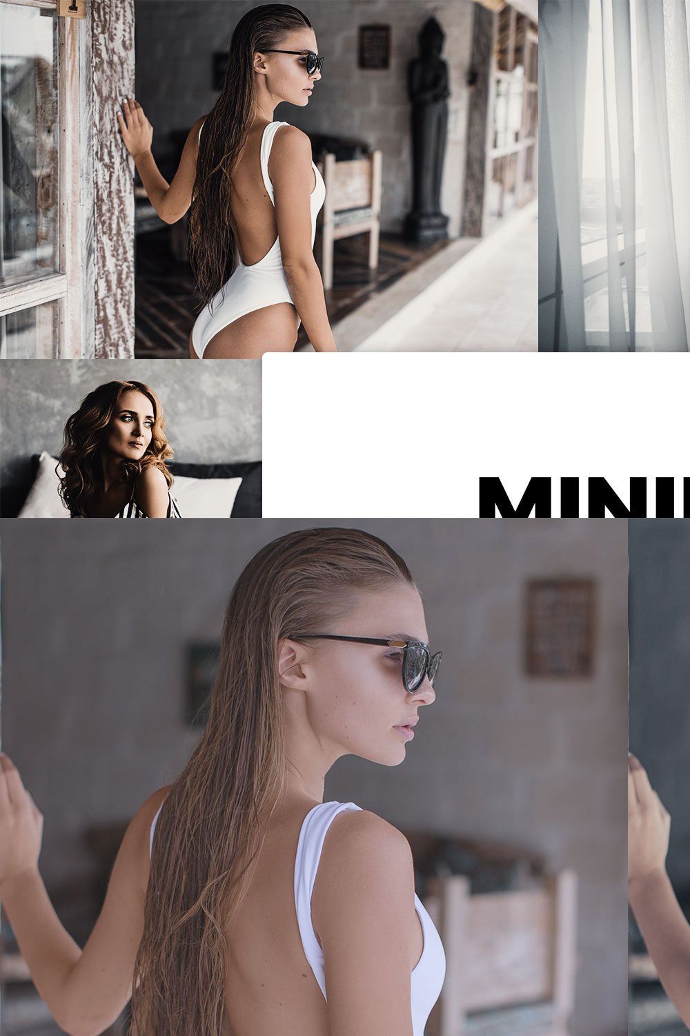 20 Minimal Gray Lightroom Presets pinterest preview image.