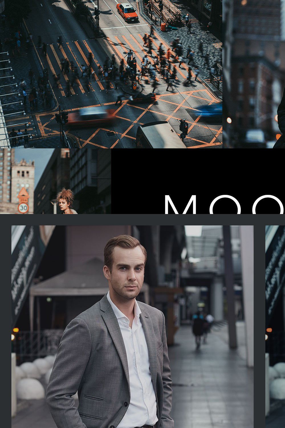 20  Moody Film LR Presets pinterest preview image.