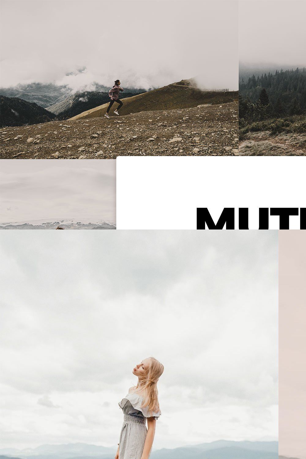 20 Muted Mood Lightroom Presets LUTs pinterest preview image.