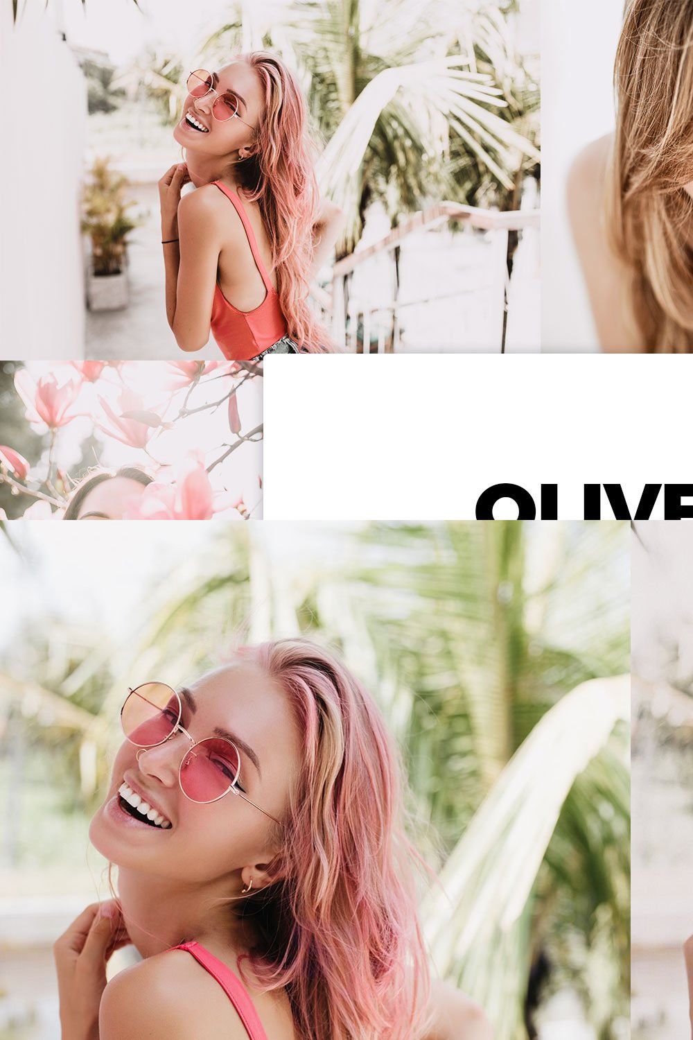 20 Olive and Rose Lightroom Presets pinterest preview image.