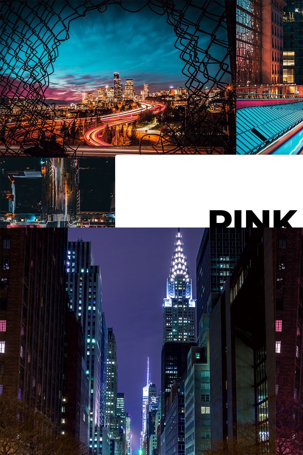 20 Pink and Cyan Lightroom Presets pinterest preview image.