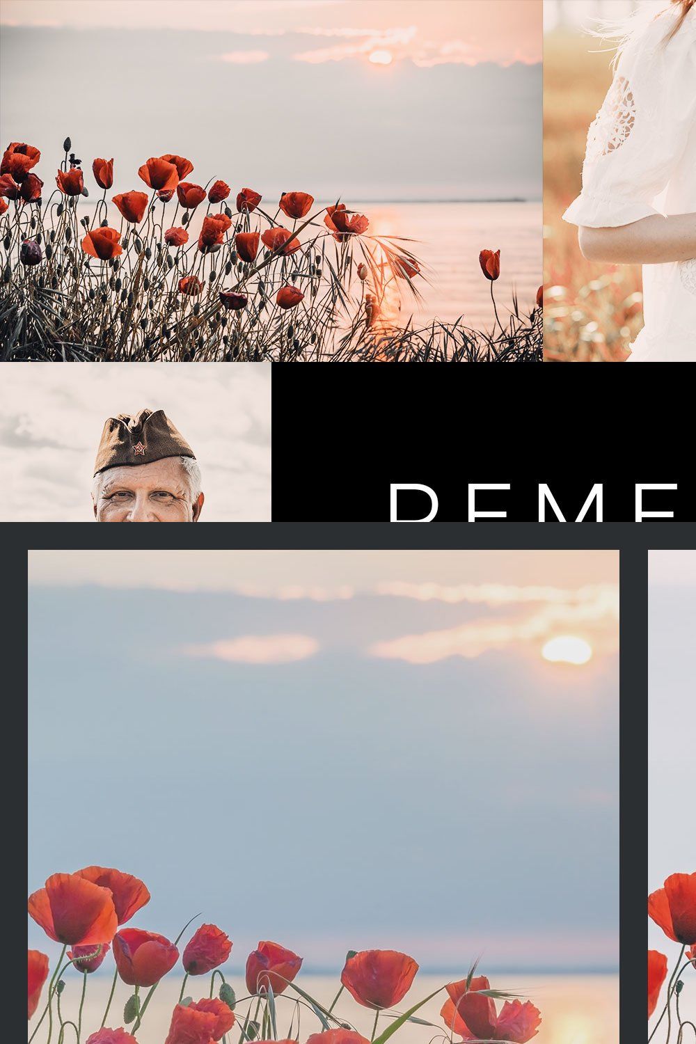 20 Remembrance Lightroom Presets pinterest preview image.