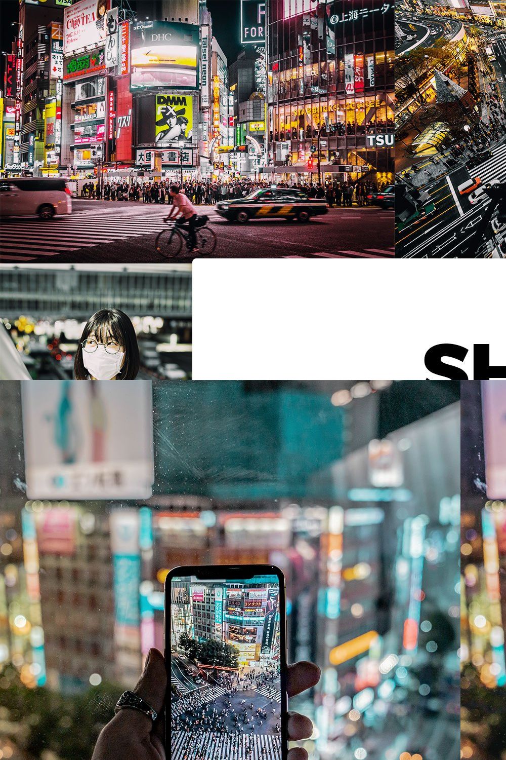 20 Shibuya Lightroom Presets & LUTs pinterest preview image.