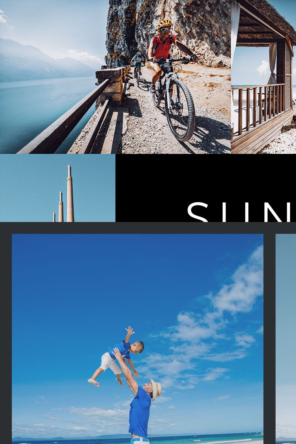 20 Sun Faded Lightroom Presets LUTs pinterest preview image.