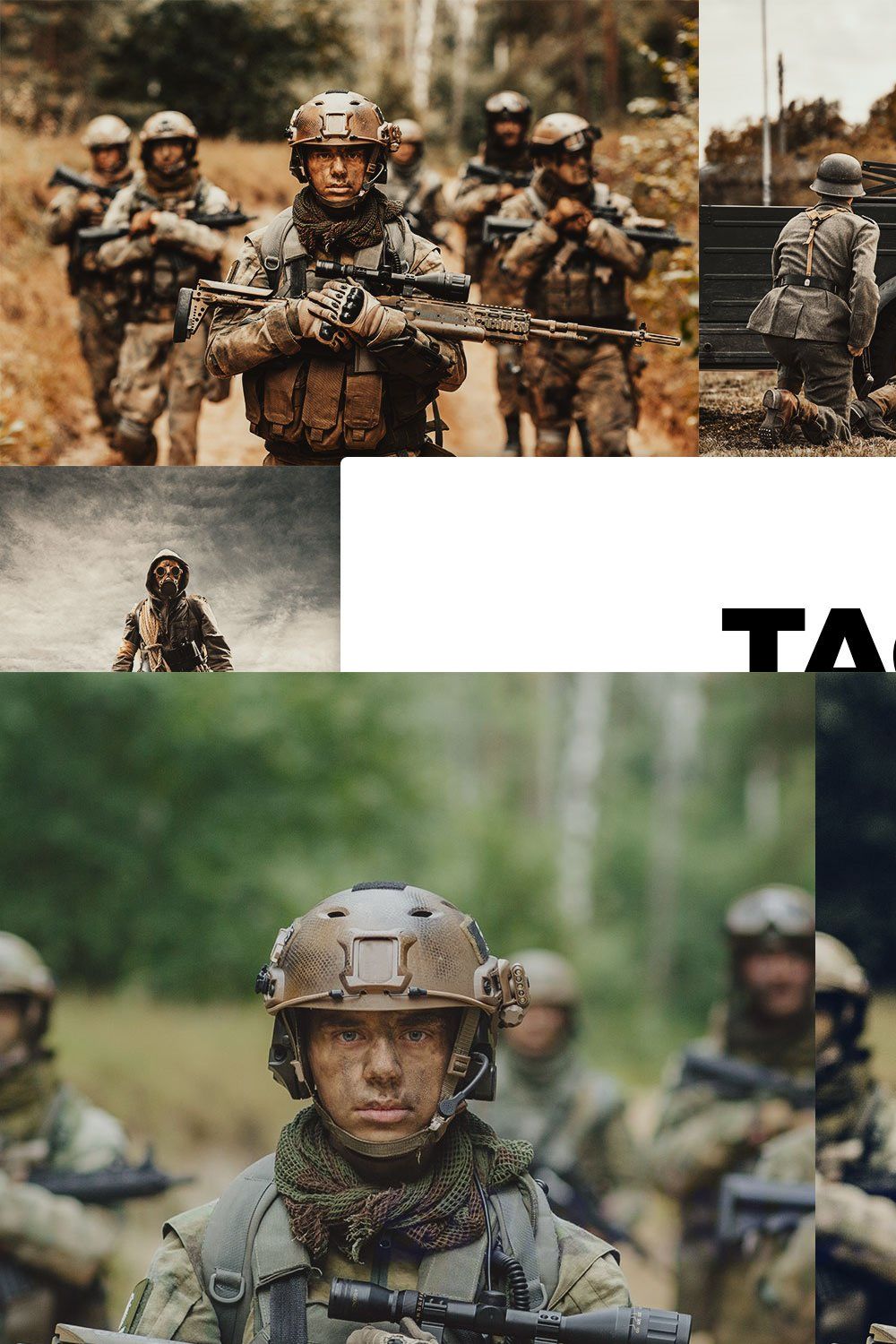 20 Tactical Lightroom Presets & LUTs pinterest preview image.
