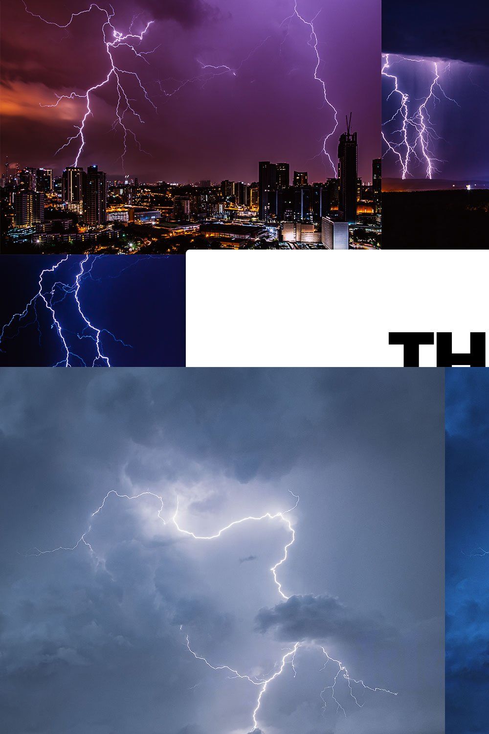 20 Thunder Lightroom Presets & LUTs pinterest preview image.