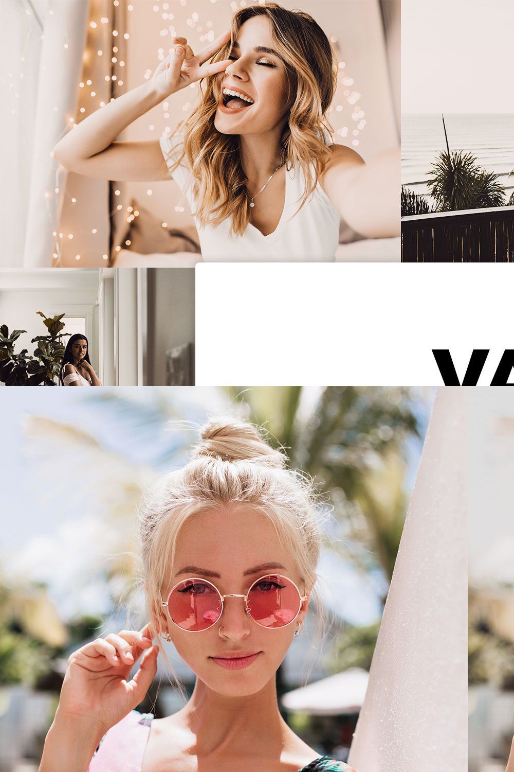 20 Vanilla Lightroom Presets & LUTs pinterest preview image.