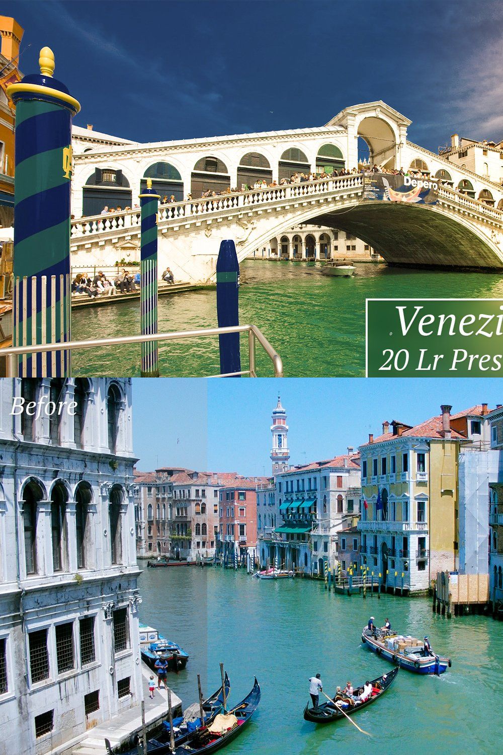 20 Venezia Lr Presets pinterest preview image.