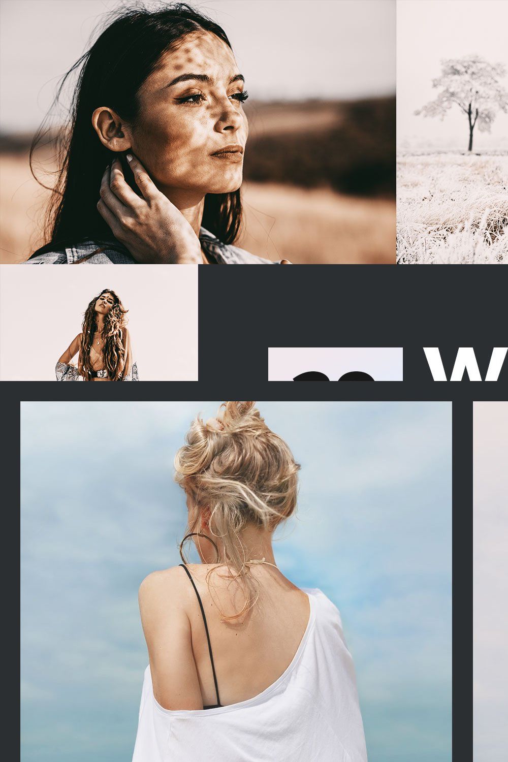 20 Wheat Lightroom Presets and LUTs pinterest preview image.