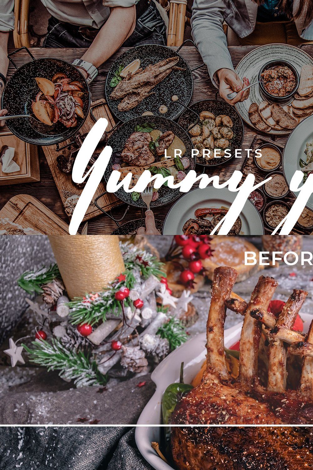 20 Yummy Yummy Lightroom Presets pinterest preview image.