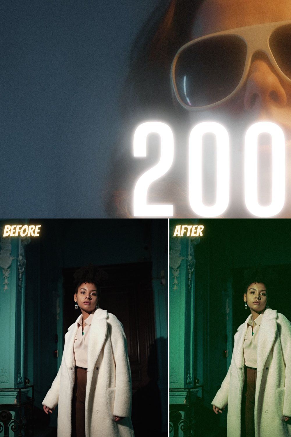 2000s Film Lightroom Presets pinterest preview image.