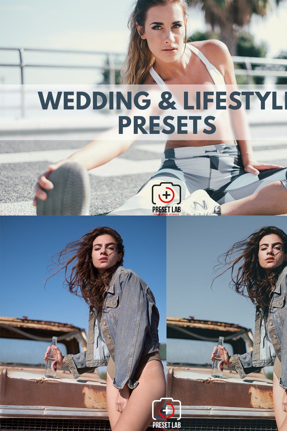 21 Wedding & Lifestyle Presets pinterest preview image.