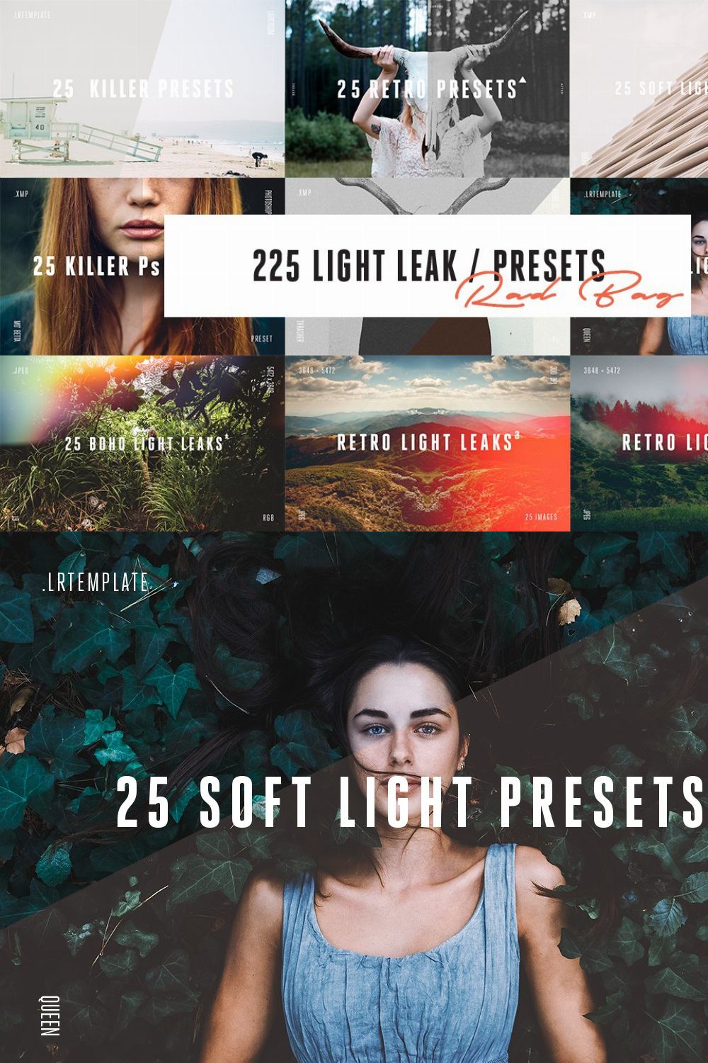 225 Light Leak / Preset Rad Bag pinterest preview image.