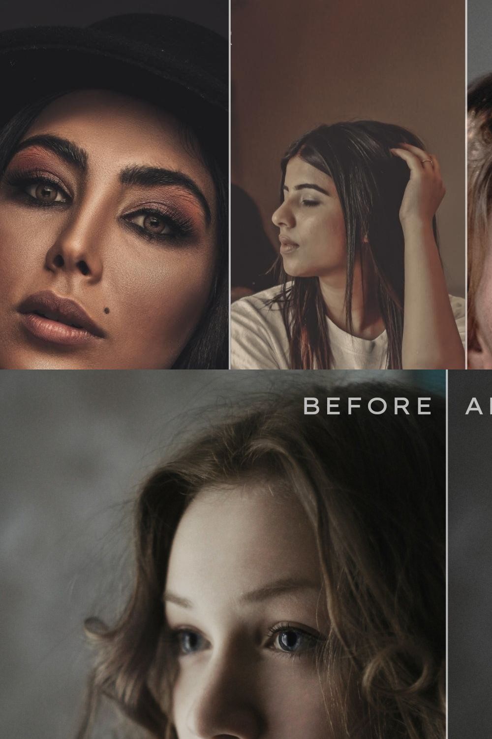 237 Portrait Lightroom Preset Bundle pinterest preview image.