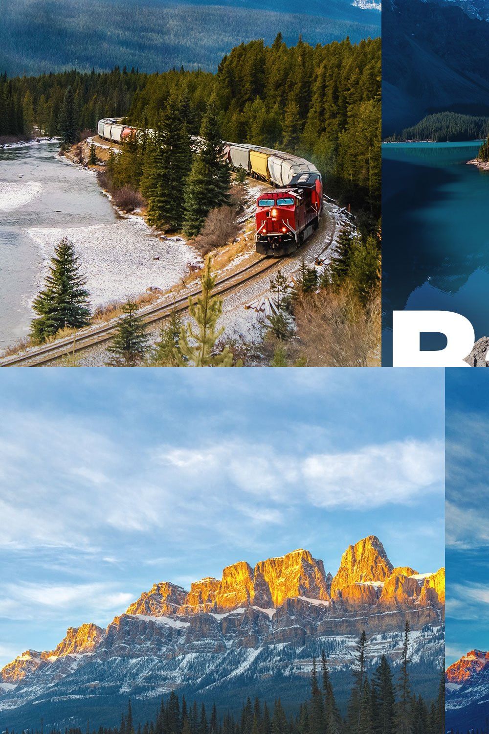 25 Banff Lightroom Presets and LUTs pinterest preview image.