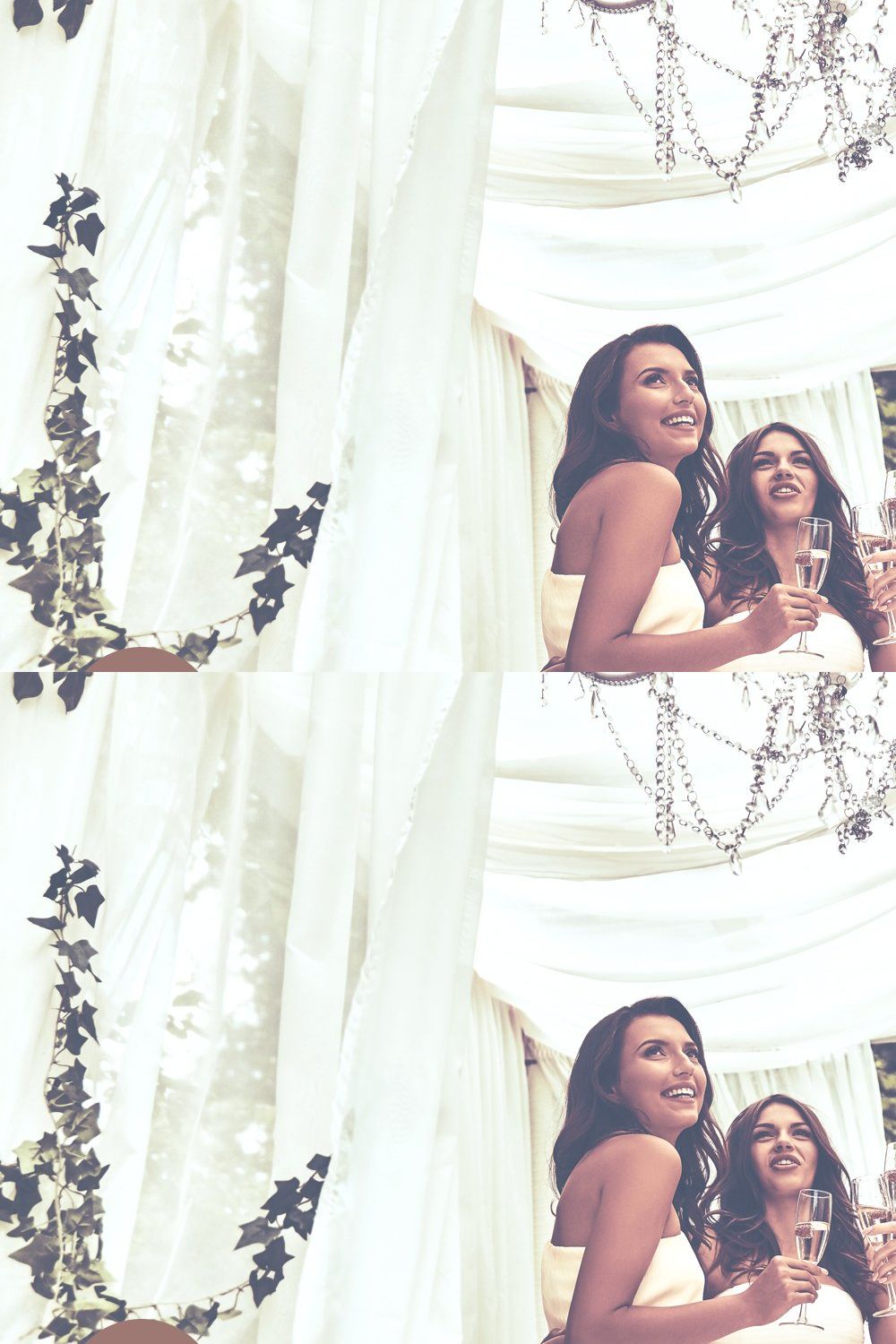 25 Bridal Photoshop Actions pinterest preview image.