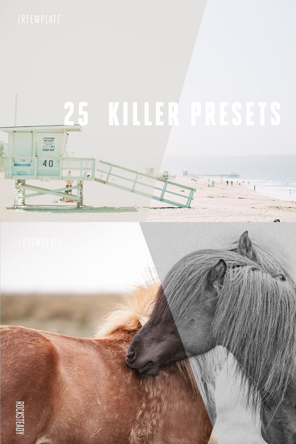 25 Killer Lightroom Presets pinterest preview image.