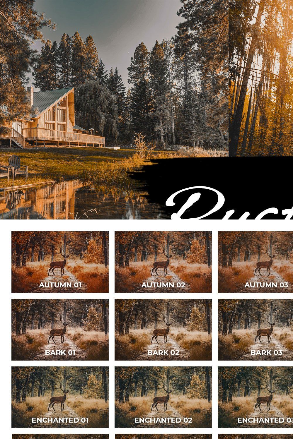 25 Rustic Forest Lightroom Presets pinterest preview image.