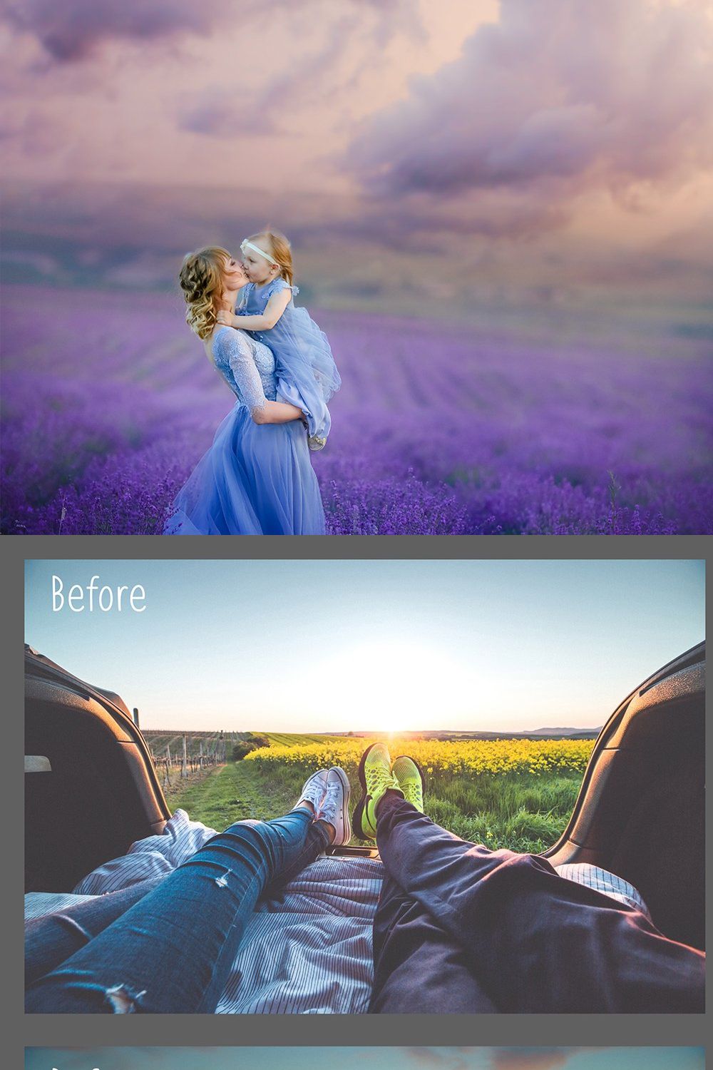 250 Sky Photo Overlays pinterest preview image.