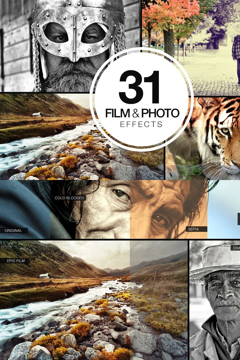 31 Film & Photo Actions pinterest preview image.