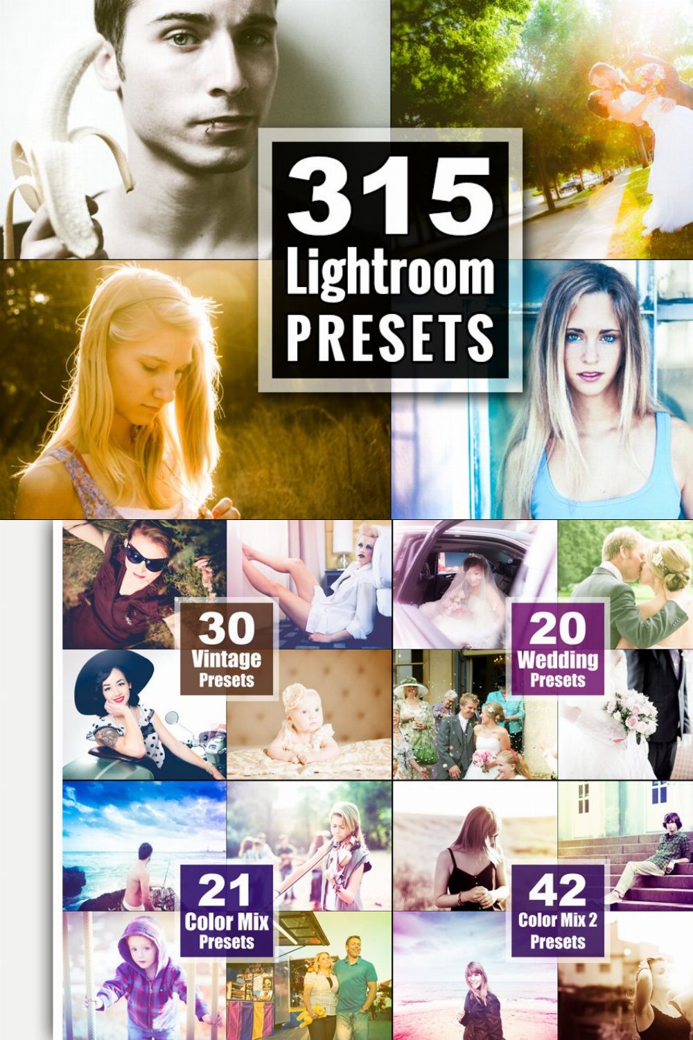 315 Best Lightroom Presets Plugins pinterest preview image.