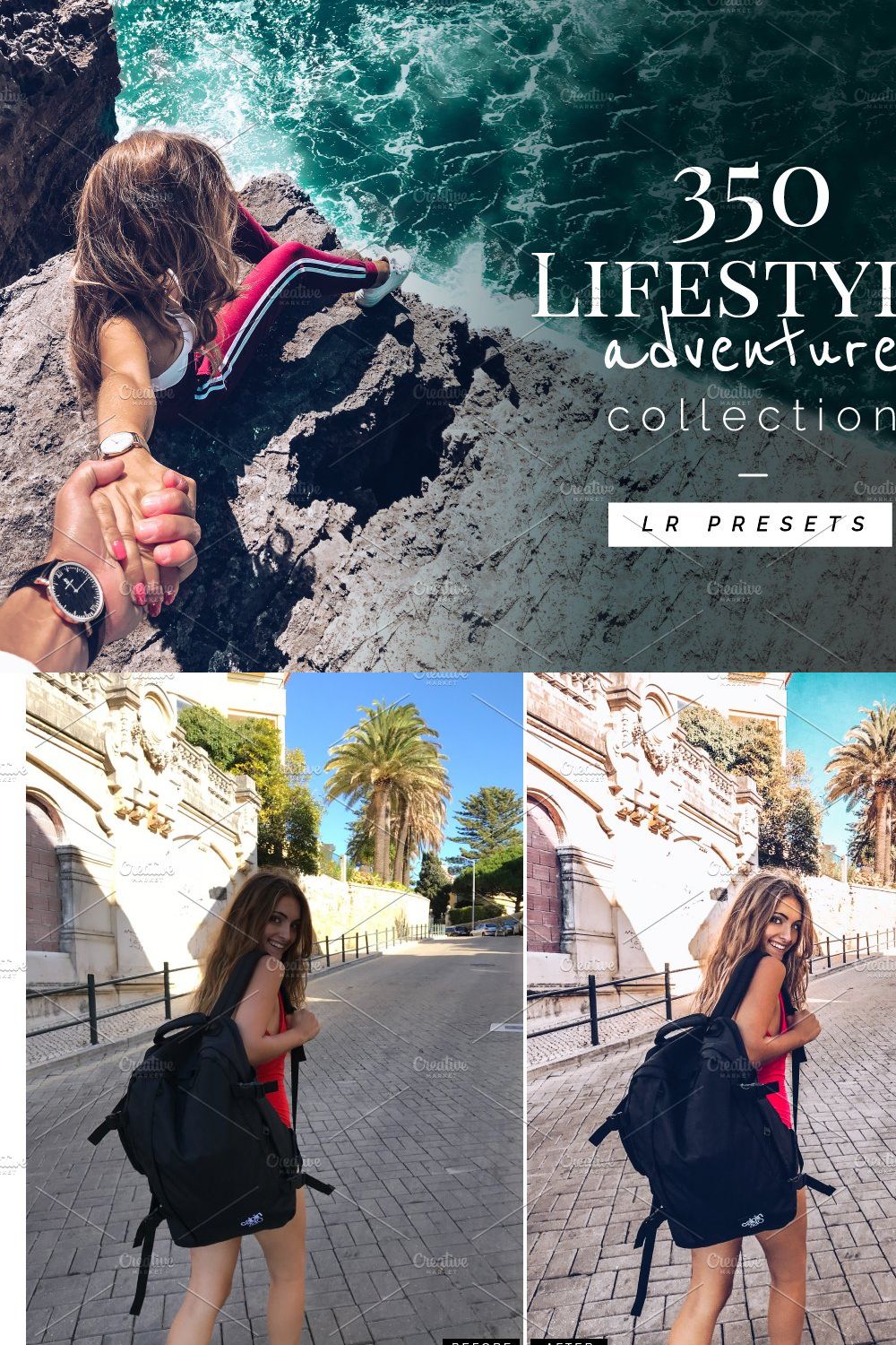 350 Lifestyle/Adventure - Lr Presets pinterest preview image.