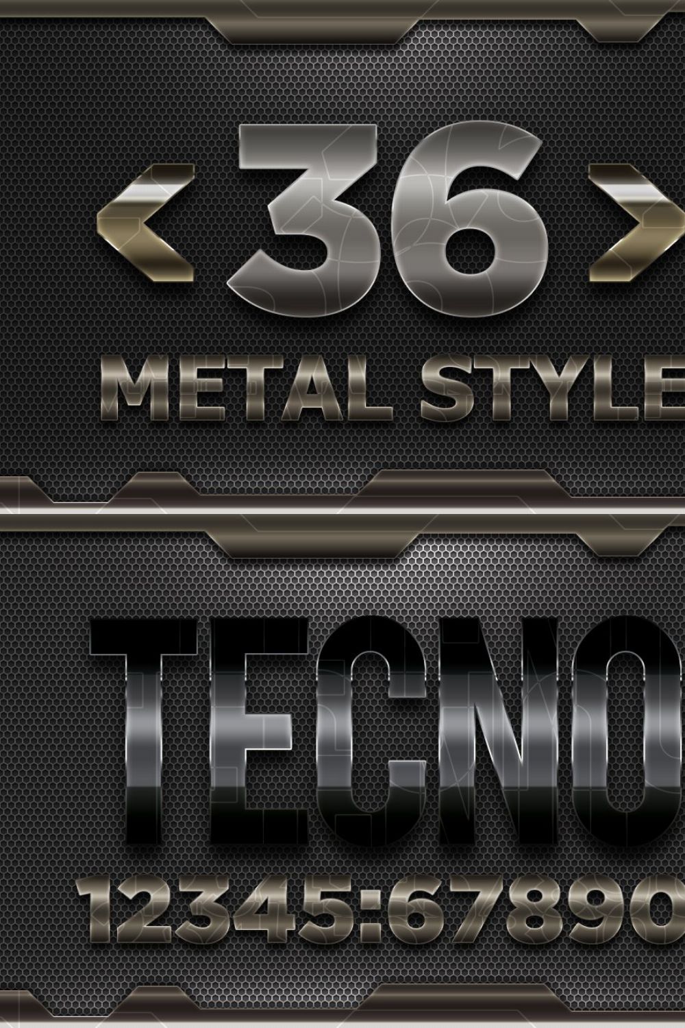 36 Metal Solid Style V02 pinterest preview image.