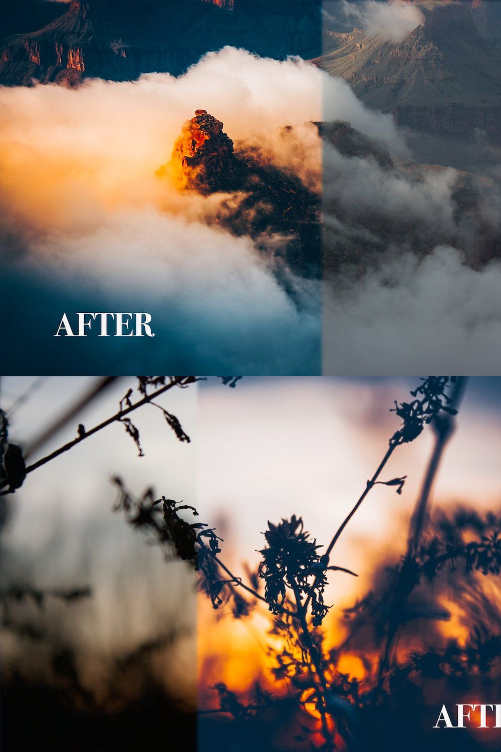 4 ColorFilm Nature Lightroom Presets pinterest preview image.