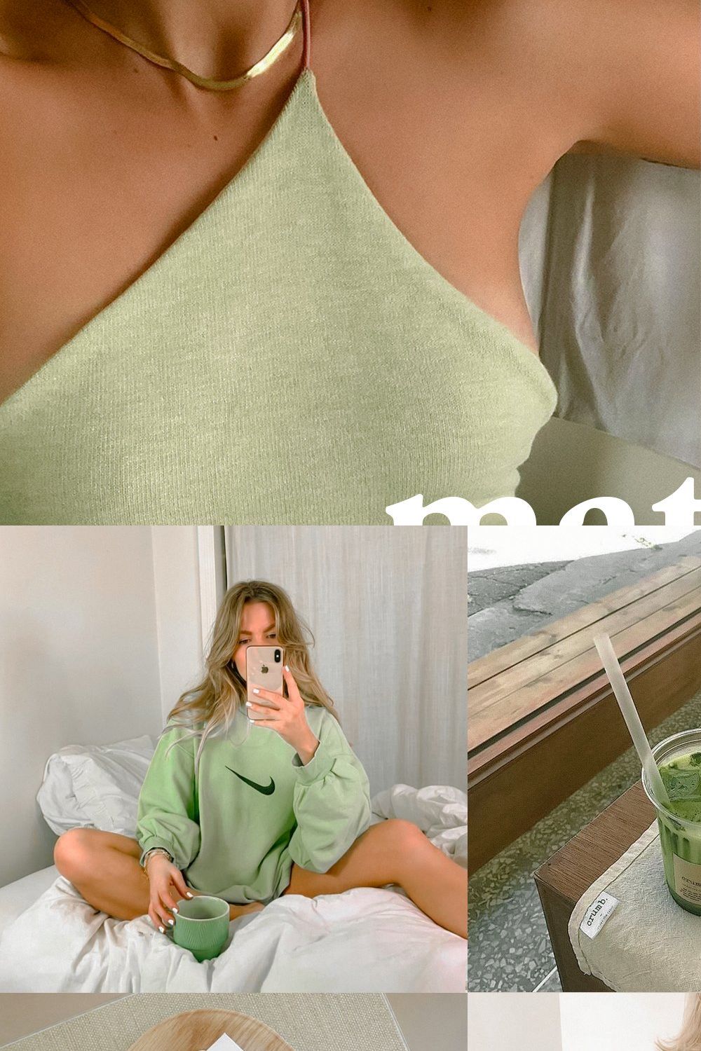 4 Lightroom Presets MATCHA pinterest preview image.