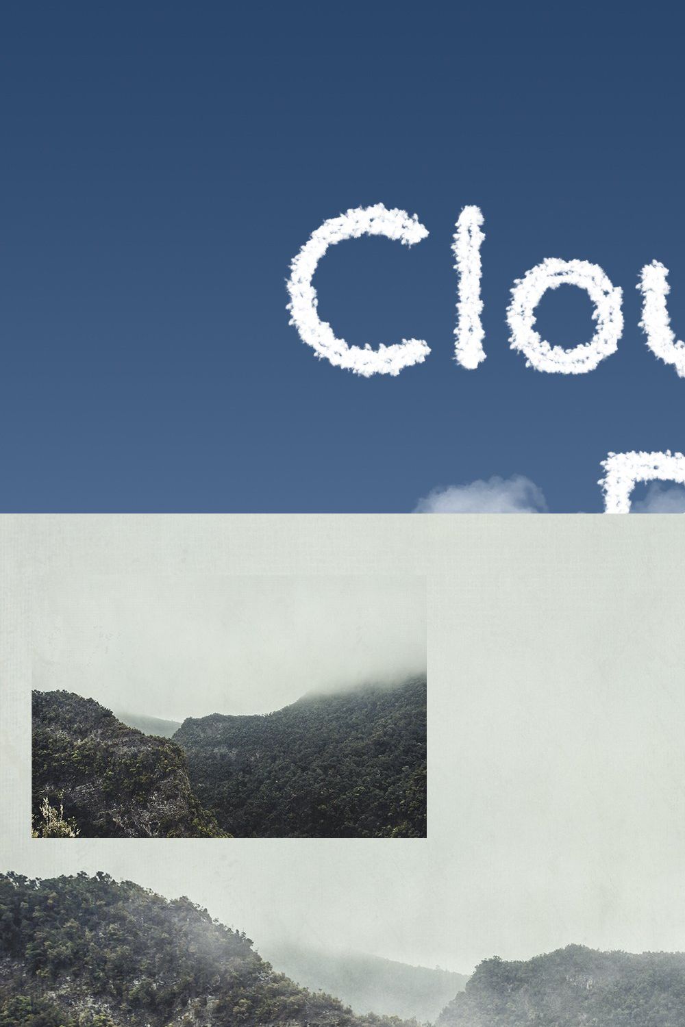 40 Cloud and Fog and Mist Brushes pinterest preview image.