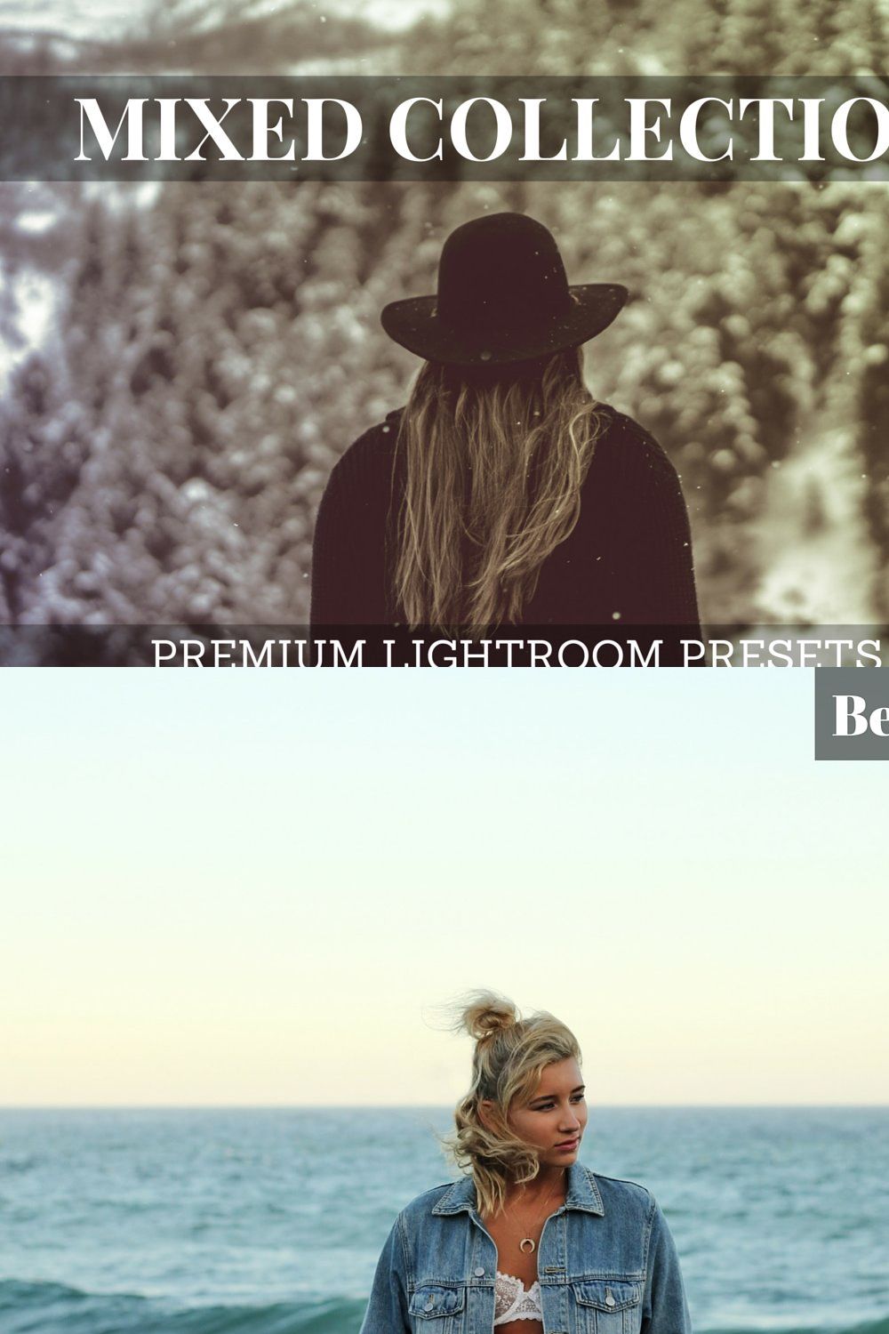 40 Mixed Lightroom Presets pinterest preview image.