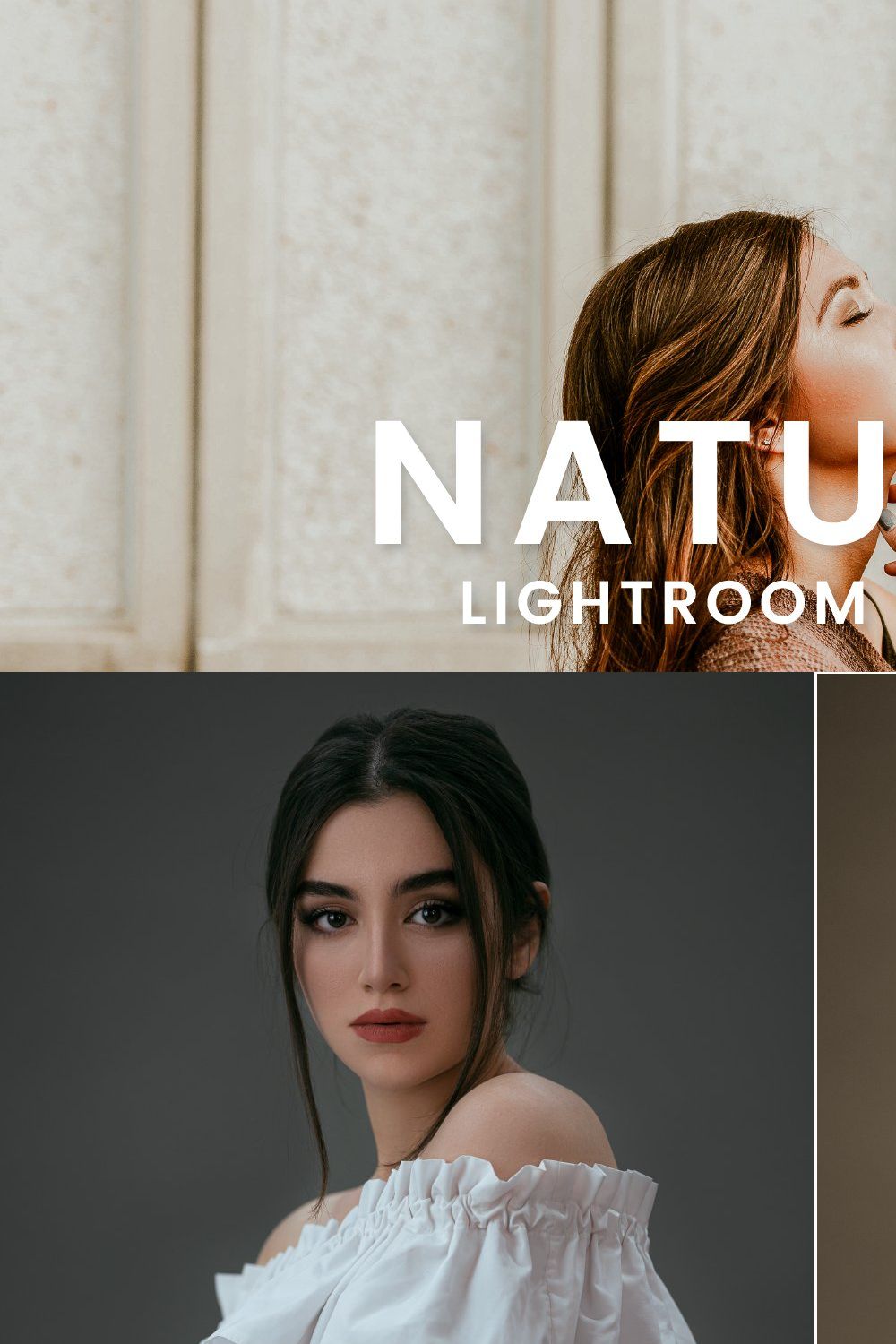 40 Natural Lightroom Presets pinterest preview image.