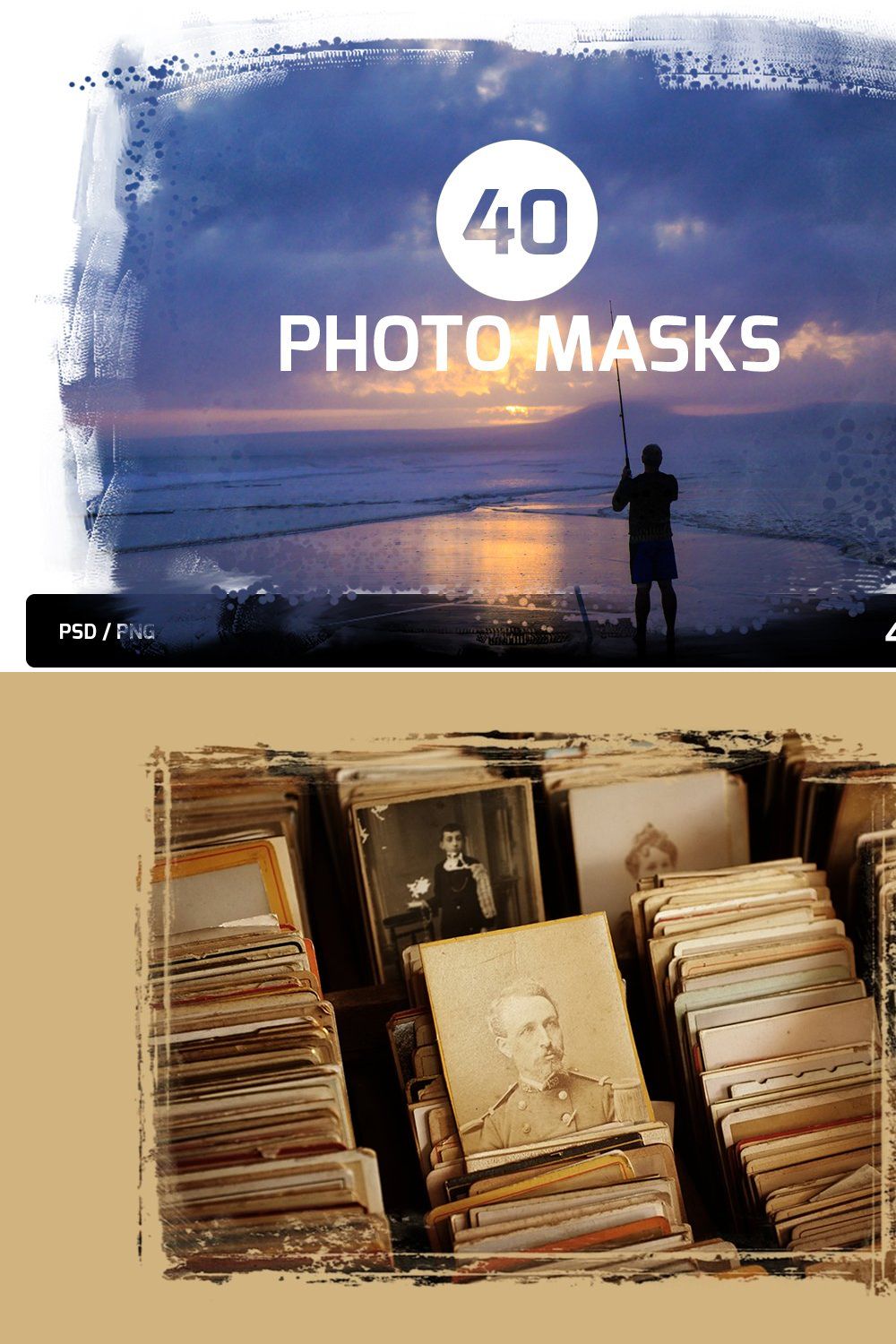 40 Photo Masks pinterest preview image.