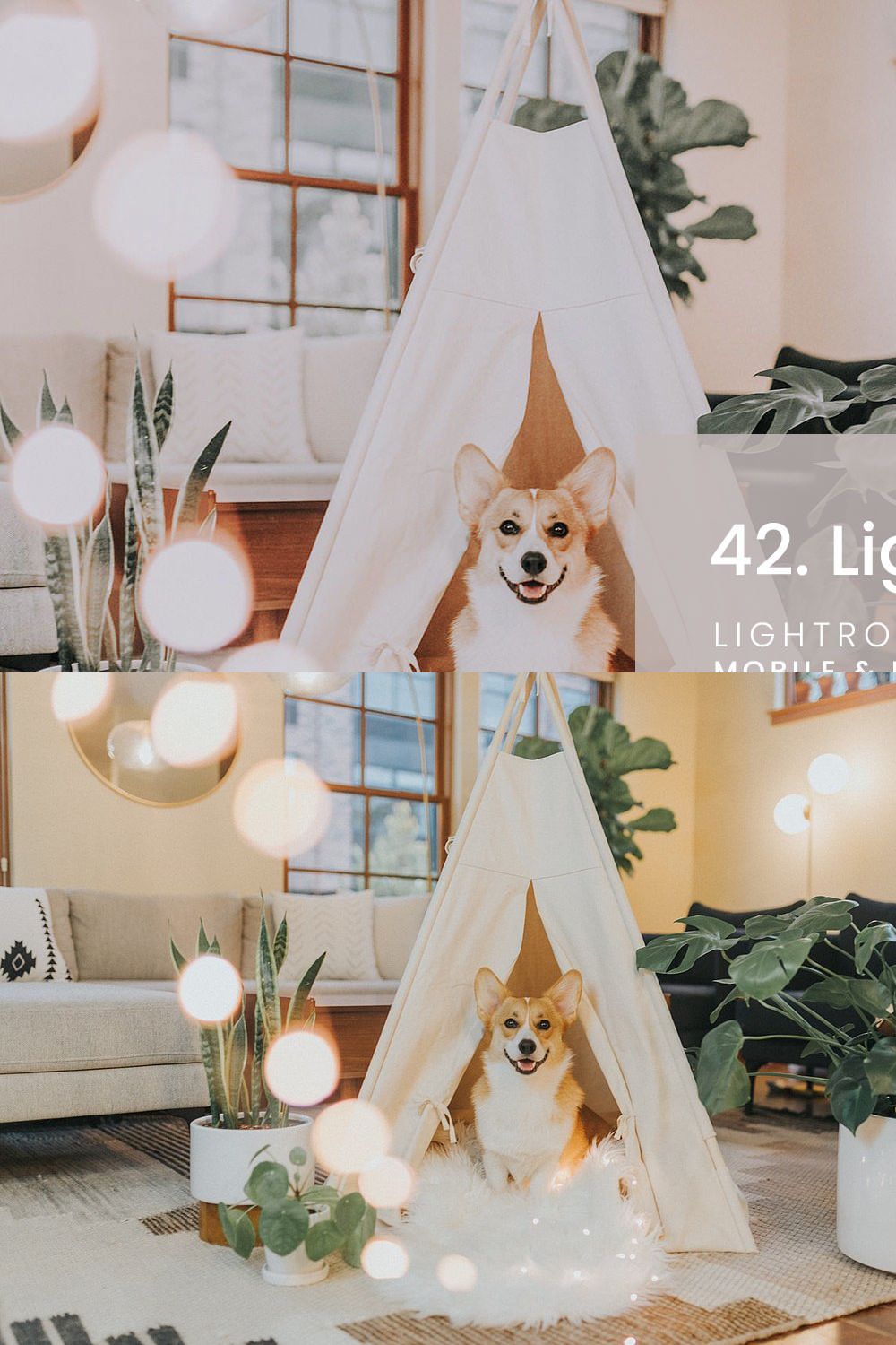 42. Light & Airy pinterest preview image.